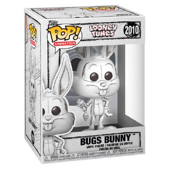 Pop Animation Looney Tunes Sketched Bugs Bunny Vinyl Figure