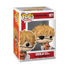 Pop Animation Chainsaw Man Denji and Pochita Vinyl Figure