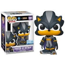 Pop Heroes Sonic the Hedgehog Shadow as Batman Vinyl Figure