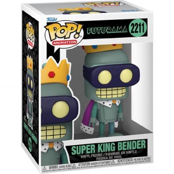 Pop Animation Futurama Super King Bender Vinyl Figure