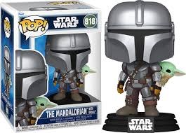 Pop Star Wars Mandalorian and Grogu Vinyl Figure