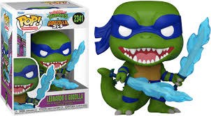 Pop Animation Teenage Mutant Ninja Turles x Godzilla Leonardo Vinyl Figure