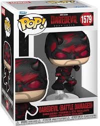 Pop Daredevil Born Again Season 2 Battle Damaged Vinyl Figure