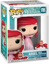 Pop Disney Little Mermaid Ariel with Sebastian Vinyl Figure