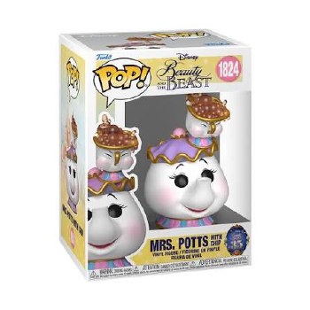 Pop Movies Beauty and the Beast Mrs Potts with Chip Vinyl Figure
