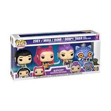 Pop Animation KPop Demon Hunters Vinyl Figures 4-Pack