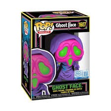 Pop Movies Scream Ghost Face Black Light Vinyl Figure