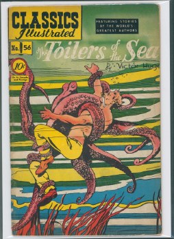 Classics Illustrated #56 Toilers of the Sea HRN-55 Classics Illustrated #56 Toilers of the Sea HRN-55