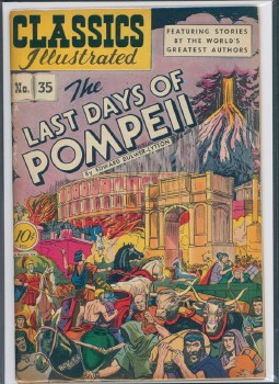 Classics Illustrated #35 Last Days of Pompeii HRN-35