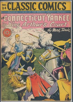 Classics Illustrated #24 A Connecticut Yankee in King Arthur's Court HRN-23