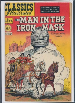 Classics Illustrated #54 Man in the Iron Mask HRN-55