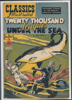 Classics Illustrated #47 Twenty Thousand Leagues Under The Sea HRN-47