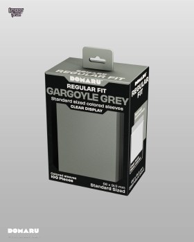Gatherers' Tavern Domaru Regular Fit Standard Sized Card Sleeve 100 count Gargoyle Grey