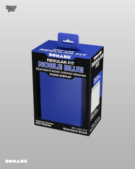 Gatherers' Tavern Domaru Regular Fit Standard Sized Card Sleeve 100 count Noble Blue