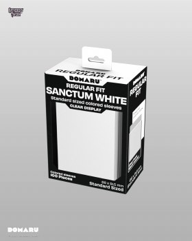 Gatherers' Tavern Domaru Regular Fit Standard Sized Card Sleeve 100 count Sanctum White