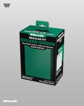 Gatherers' Tavern Domaru Regular Fit Standard Sized Card Sleeve 100 count Sylvan Green