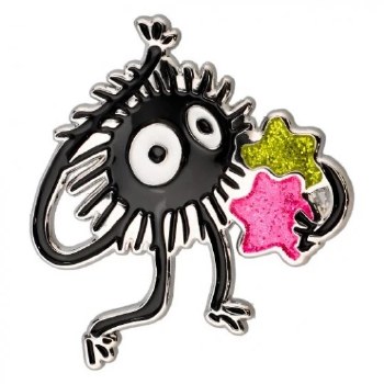 Studio Ghibli Spirited Away Susuwatari Metal Brooch