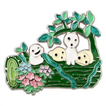 Studio Ghibli Princess Mononoke Kodama Metal Brooch