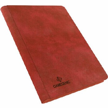 Zip-Up 18 Pocket Red Card Album