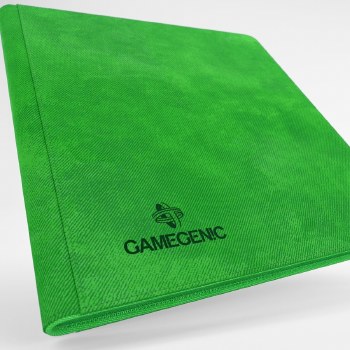 Zip-Up 18 Pocket Green Card Album