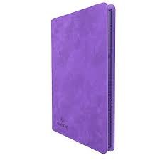 Zip-Up 18 Pocket Purple Card Album