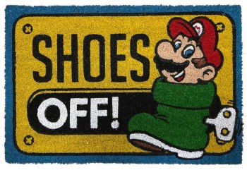 Mario Shoes Off Doormat