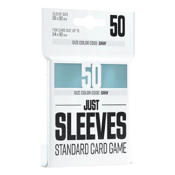 Just Sleeves Standard Card Game Clear 50 Pack