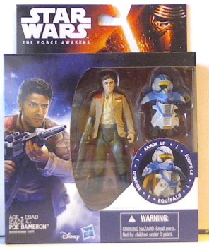 Star Wars Force Awakens Poe Dameron Armor 3.75" Action Figure
