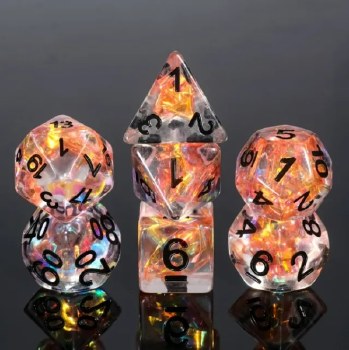 Phoenix's Rebirth Dice Set