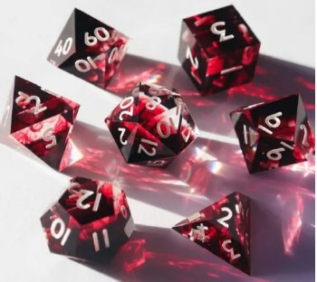 Dice Set Redhead Witch 7-Piece Set
