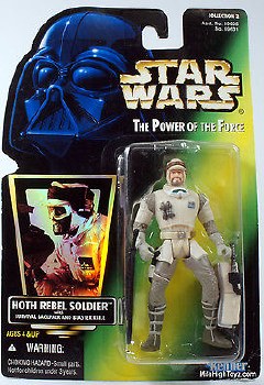 Star Wars Hoth Rebel Power of the Force Solider Action Figure