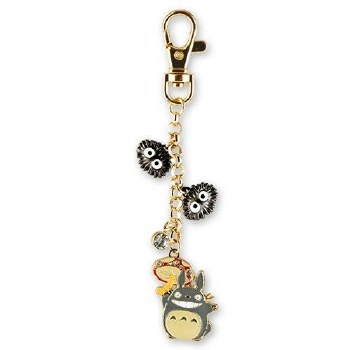 My Neighbor Totoro Mushroom Metal Charm Key Chain