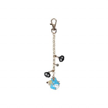 My Neighbor Totoro Blue Metal Charm Key Chain