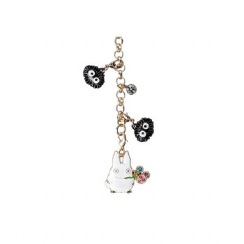 My Neighbor Totoro Small Totoro and Fruits Metal Charm Key Chain