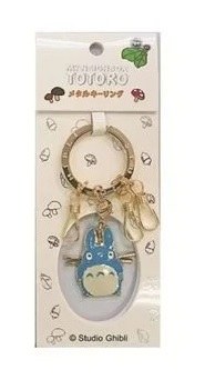 Studio Ghibli My Neighbor Totoro Blue Metal Key Ring