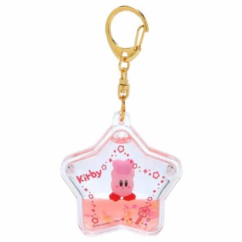 Kirby 30th Anniversary Tsunameez Water Figure Keychain Pink