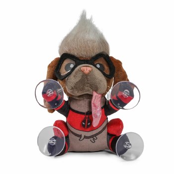 Deadpool and Wolverine Dogpool 6" Plush Window Clinger