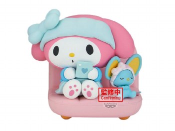 My Melody Nakayoshi Memories Relaxing Time at Home Figure
