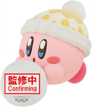 Kirby Play in the Snow Fluffy Puffy Mine Figure