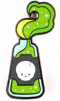 LuxCups Death Potion Cloisonne Pin