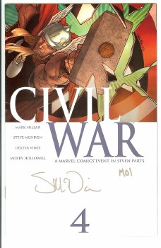 Civil War #4 Signed