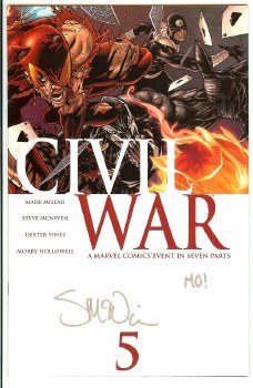 Civil War #5 Signed