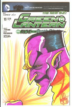 Green Lantern (2011) #13 Blank Cover