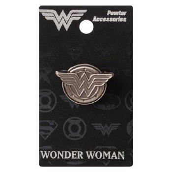 Wonder Woman Logo Pewter Lapel Pin