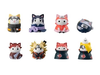 Nyaruto! Battle with Akatsuki Mega Cat Project Blind Box Figure
