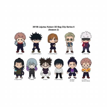 Jujutsu Kaisen Series 6 3D Foam Bag Clip Blind Bag