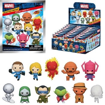 Fantastic Four Classic 3D Foam Bag Clip Blind Bag