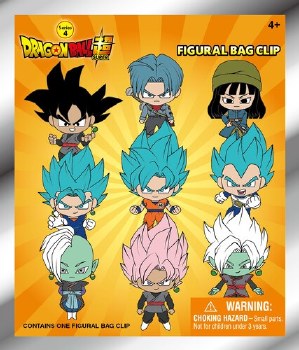 Dragon Ball Super Series 4 3D Foam Bag Clip Blind Bag