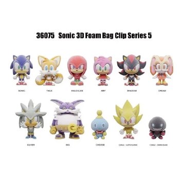 Sonic the Hedgehog Series 5 3D Foam Keyring Blind Bag