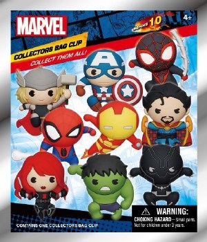 Marvel Classic Series 10 3D Foam Bag Clip Blind Bag